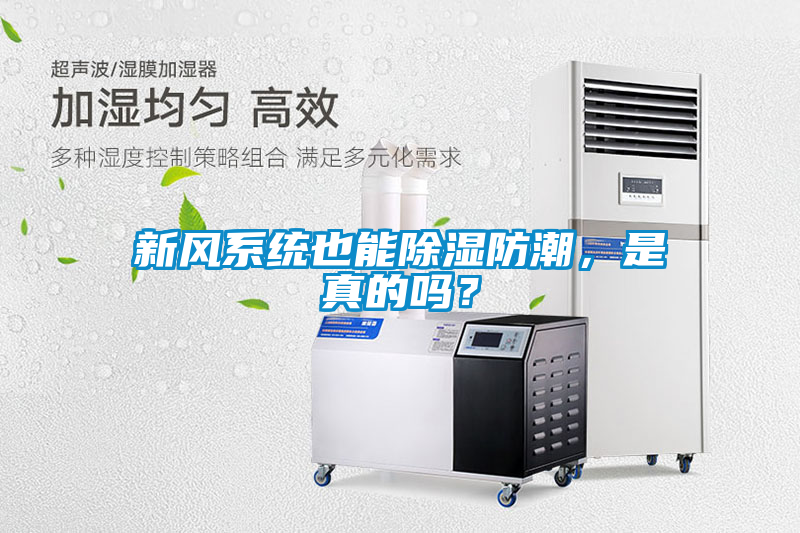 新風(fēng)系統(tǒng)也能除濕防潮，是真的嗎？