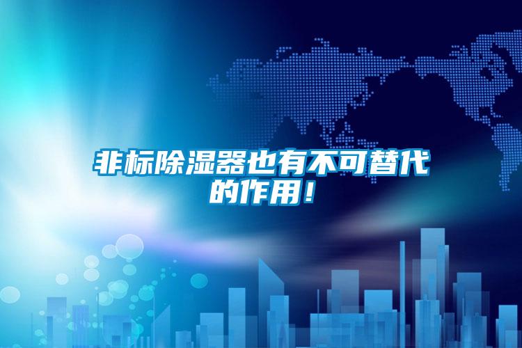 非標除濕器也有不可替代的作用！