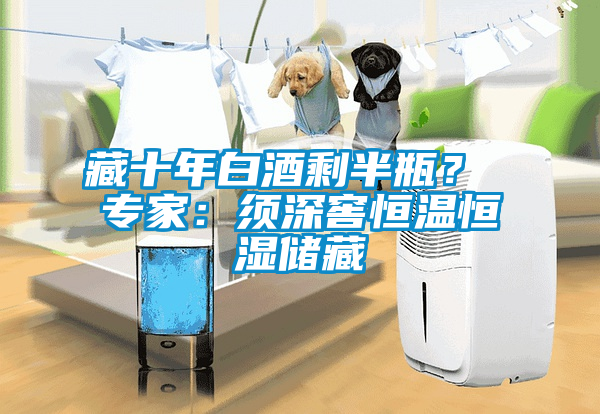 藏十年白酒剩半瓶？ 專家：須深窖恒溫恒濕儲藏