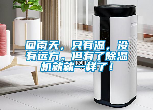 回南天，只有濕，沒有遠(yuǎn)方。但有了除濕機就就一樣了！