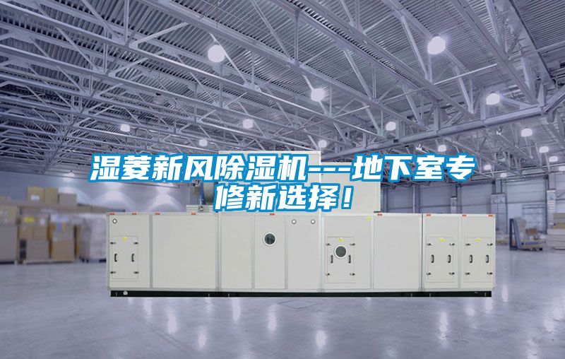 濕菱新風(fēng)除濕機---地下室專修新選擇！