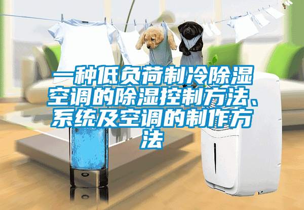 一種低負(fù)荷制冷除濕空調(diào)的除濕控制方法、系統(tǒng)及空調(diào)的制作方法