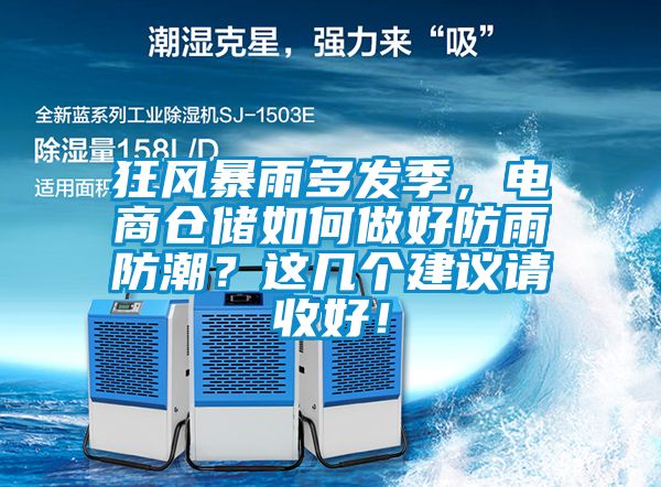 狂風(fēng)暴雨多發(fā)季，電商倉(cāng)儲(chǔ)如何做好防雨防潮？這幾個(gè)建議請(qǐng)收好！