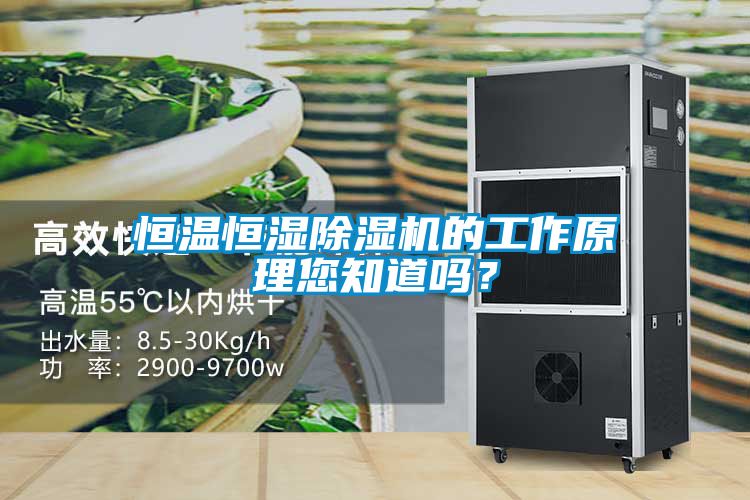 恒溫恒濕除濕機的工作原理您知道嗎？