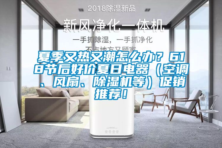 夏季又熱又潮怎么辦？618節(jié)后好價夏日電器（空調(diào)、風扇、除濕機等）促銷推薦！