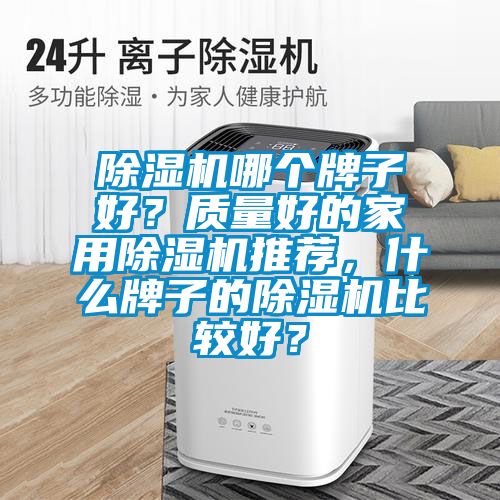 除濕機哪個牌子好？質(zhì)量好的家用除濕機推薦，什么牌子的除濕機比較好？