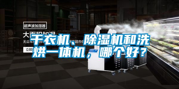 干衣機(jī)、除濕機(jī)和洗烘一體機(jī)，哪個(gè)好？