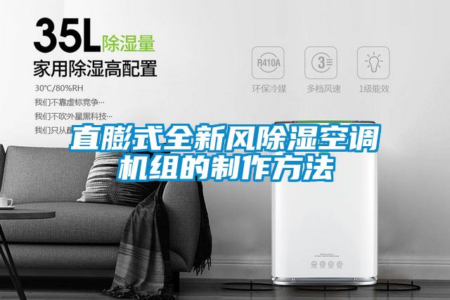 直膨式全新風除濕空調(diào)機組的制作方法
