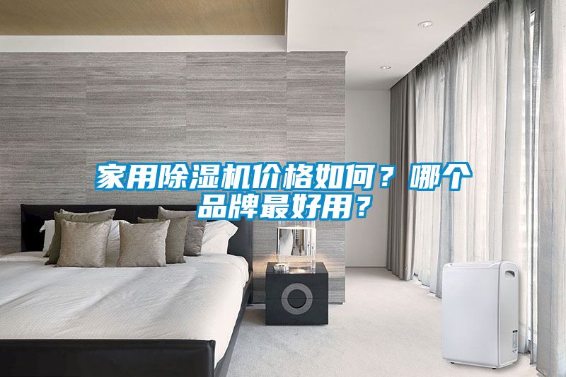 家用除濕機價格如何？哪個品牌最好用？