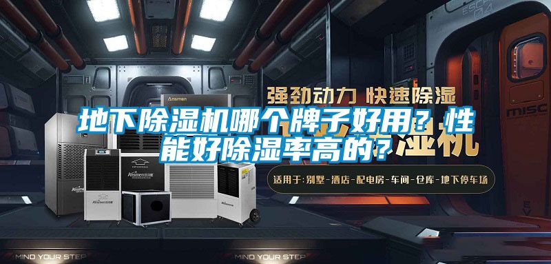 地下除濕機哪個牌子好用？性能好除濕率高的？