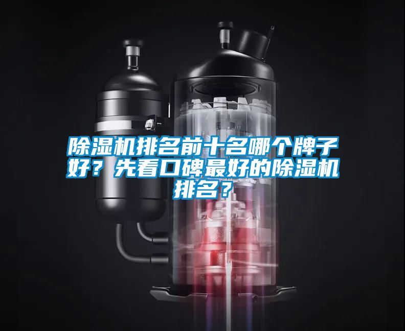 除濕機(jī)排名前十名哪個(gè)牌子好？先看口碑最好的除濕機(jī)排名？