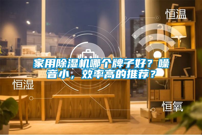家用除濕機哪個牌子好？噪音小，效率高的推薦？